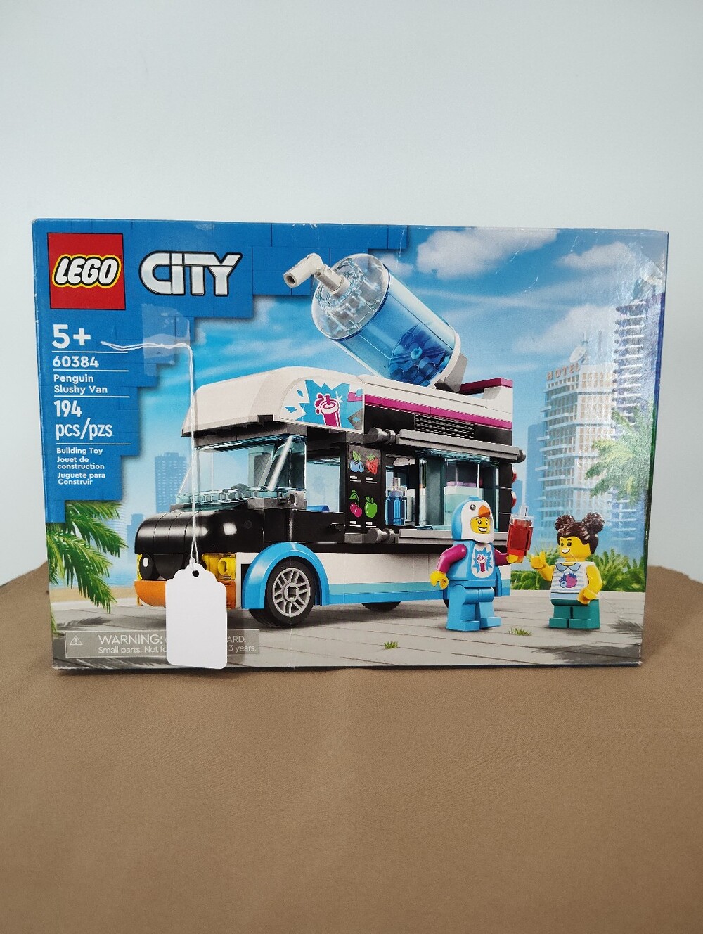 New In Box Lego City Penguin Slushy Van #60384 - Blue, White & Black